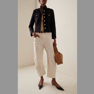 NWT, NILI LOTAN Shon Stretch-Cotton Pants, Size 2